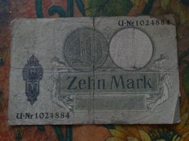 DEUTSCHLAND  10  Mark  1906  Billet
