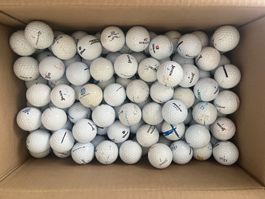 100 gebrauchte Golfbälle - gemischt