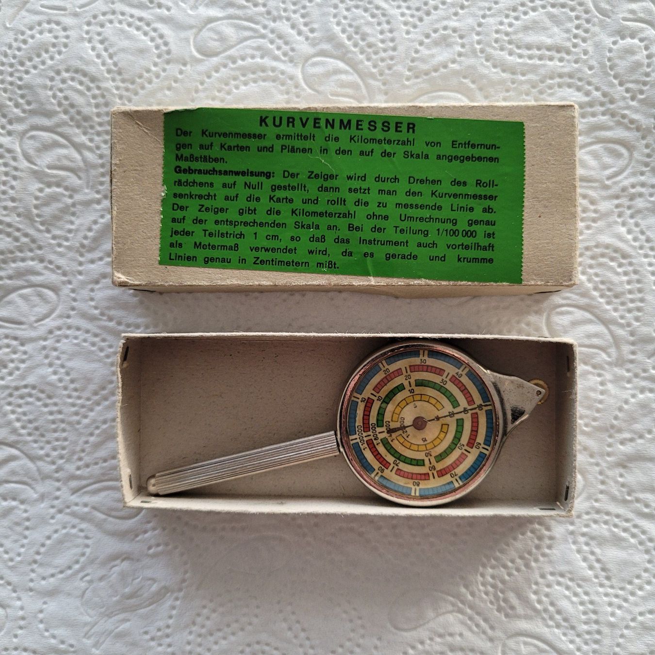 Misurare: Vintage Kurvenmesser/Wegstreckenzähler in Originalkarton – Usato da Dörflingen venduto da tucson16