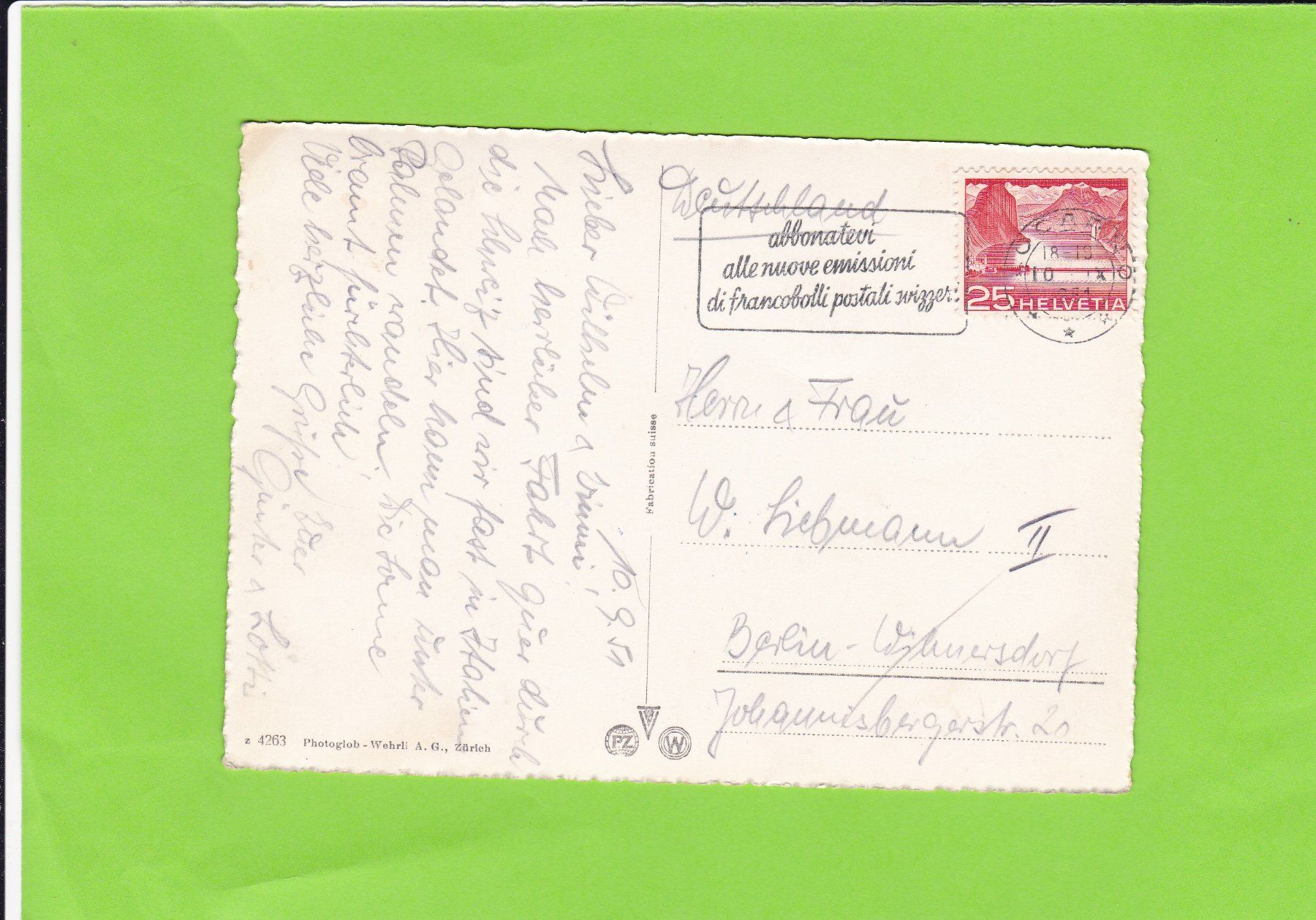 Cartoline postali: Locarno--MBK – Usato da St. Peterzell venduto da neckertal 1