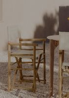 Chaise pliante bambou