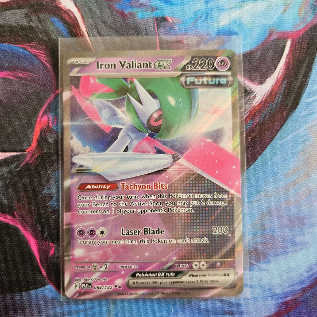 Pokémon Carte collezionabili: Pokemon Iron Valiant EX PAR 089/182 ENG – Usato da Zofingen venduto da AcoBraco