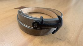 Armband Paul Hewitt Leder Anker grau guter Zustand