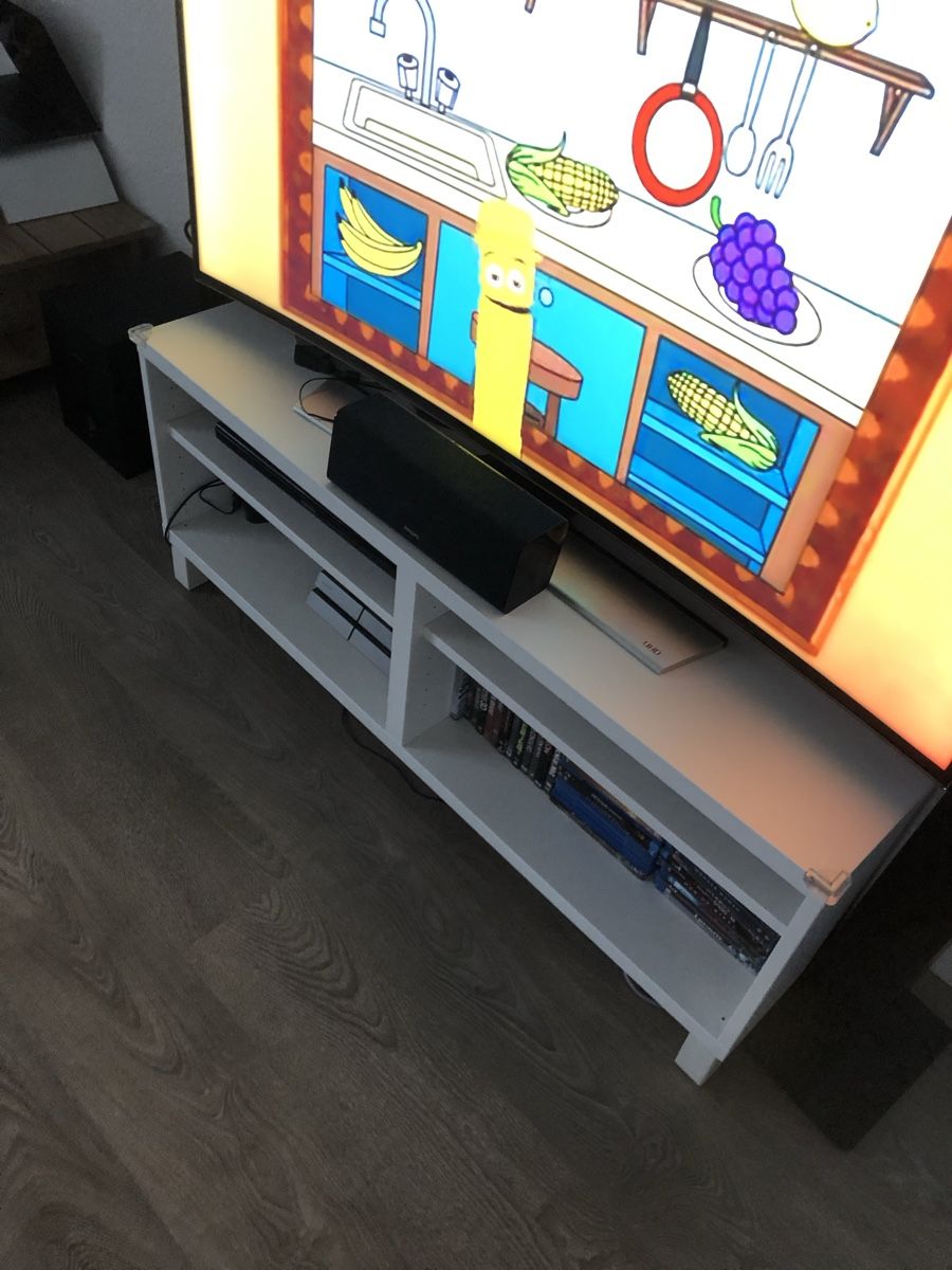 Ikea Mobili TV: Meuble TV blanc IKEA neuf – Nuovo (secondo la descrizione) da Delémont venduto da bou_26 2