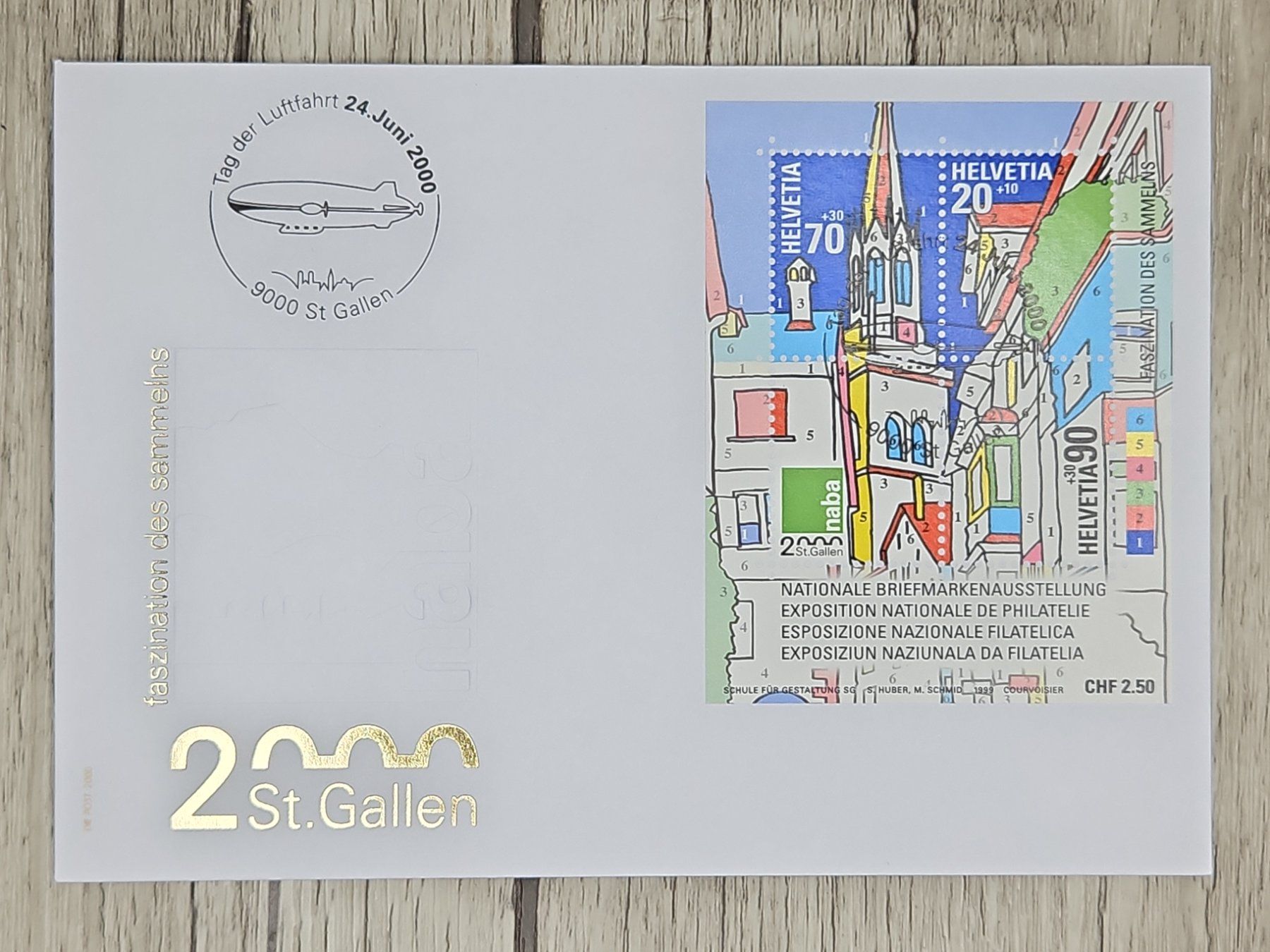 Tutti i francobolli: CL09 Enveloppe + Timbre Suisse 2000 – Usato da Cousset venduto da Patrick_Collections