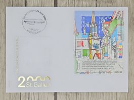 CL09 Enveloppe + Timbre Suisse 2000