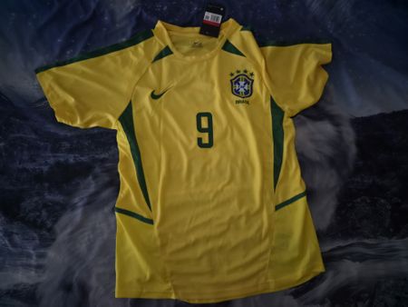 Brazil Football Jersey Nike Number 9 Yellow New