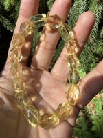 Premium Gelber Citrine Stretch- (Free-Form)-Gelber Edelstein