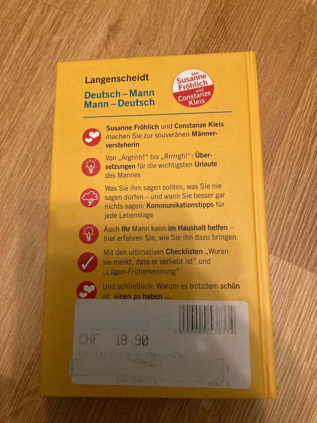 Libri: Deutsch-Mann , Mann-Deutsch Buch Männer verstehen – Usato da Emmenbrücke venduto da JJ_89 1
