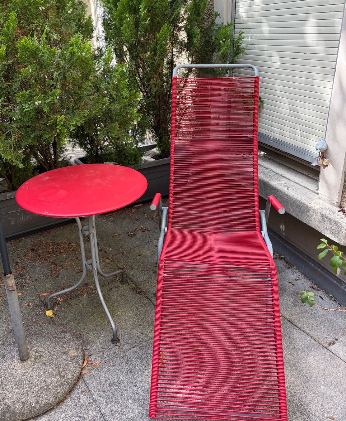 Schaffner Set di tavolo e panche: Schaffner Gartenmöbel (Tisch und Liege) – Usato da St. Gallen venduto da Shopper011