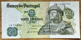 20 Escudos Portugal 1971!!! UNC!!!