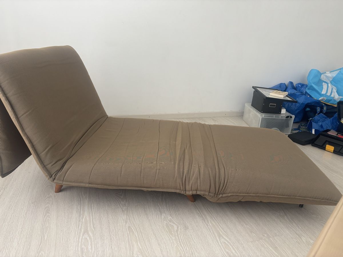 Poltrone: Schlafsofa Sessel braun klappbar gebraucht – Usato da Birrwil venduto da claleo75 3