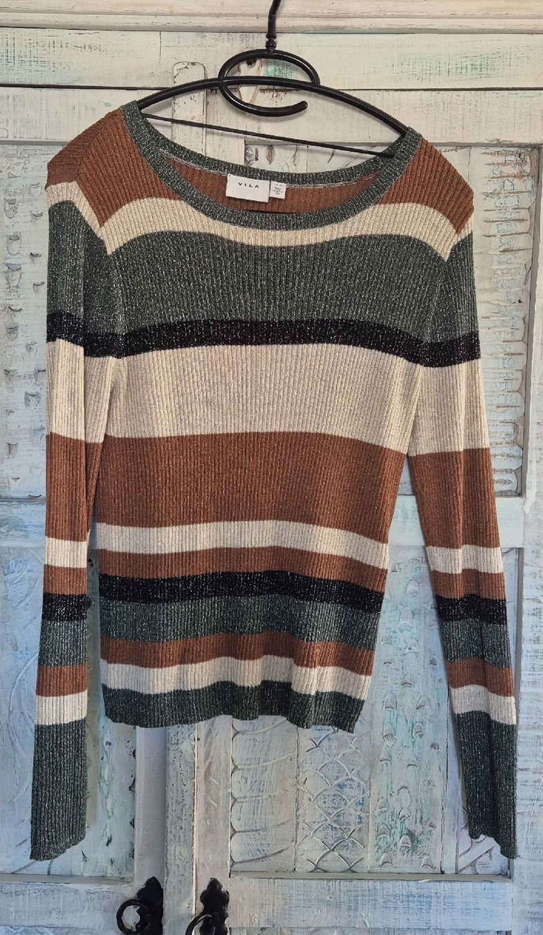 Maglioni & Felpe: Vila Strickpullover, gestreift, Grösse M, neuwertig – Usato da Reinach BL venduto da NeuEntdeckt
