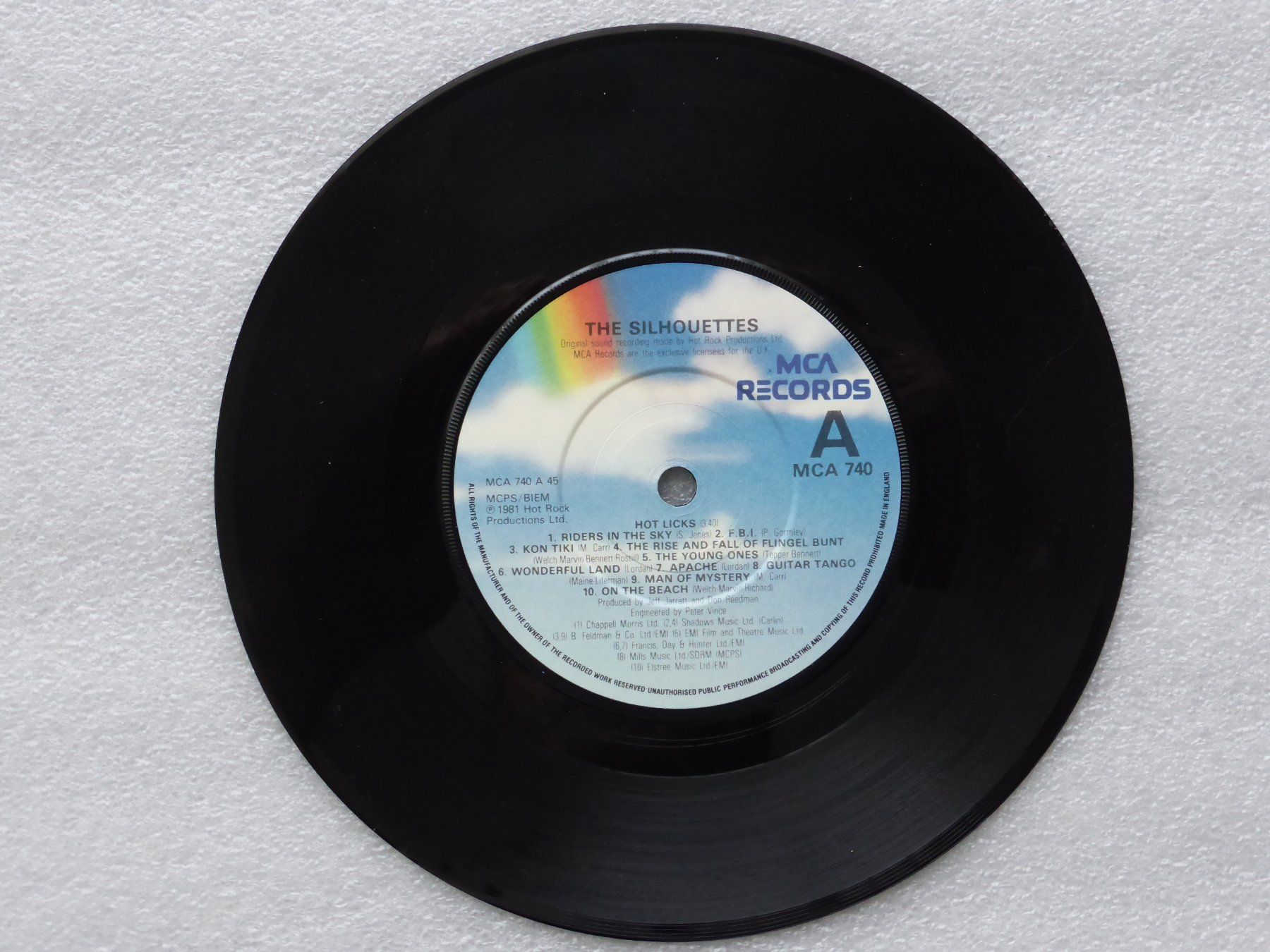 Vinyles: Vinyl Single  THE SILHOUETTES – D'occasion à Küssnacht am Rigi par Mondkinder 1