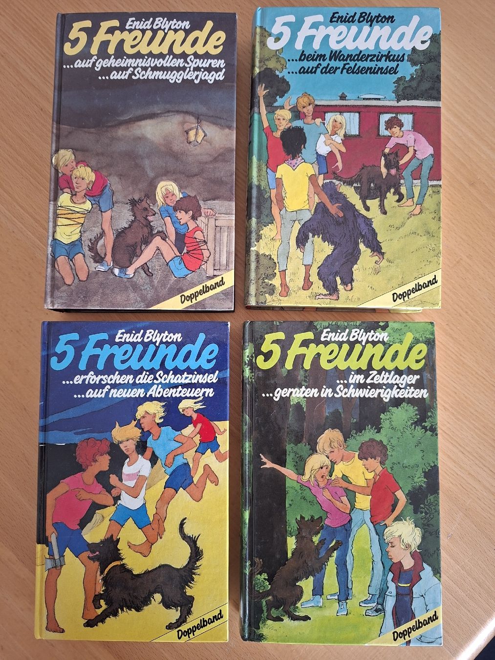 Libri: 4x Doppelband  der 5 Freunde – Usato da Fehraltorf venduto da Vakael