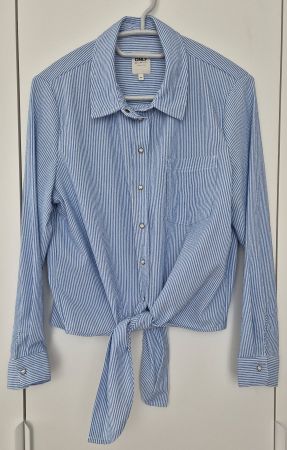 ONLY Streifenbluse, blau/weiss, M