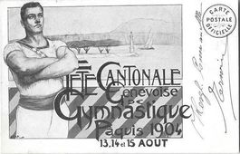 Genève Kantonales Turnfest 13.-15.8.1904