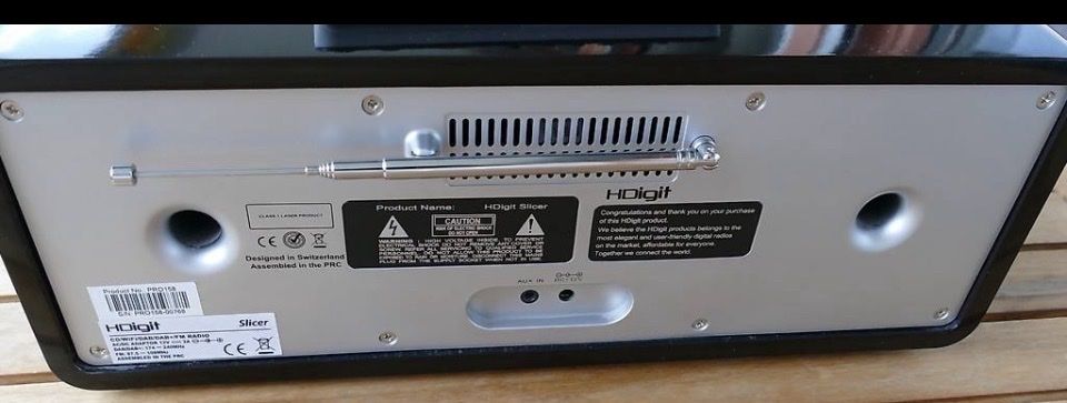 Radio: HDigit Slicer  DAB+ Radio Stereo – Nuovo (secondo la descrizione) da Schwerzenbach venduto da Cdl 1