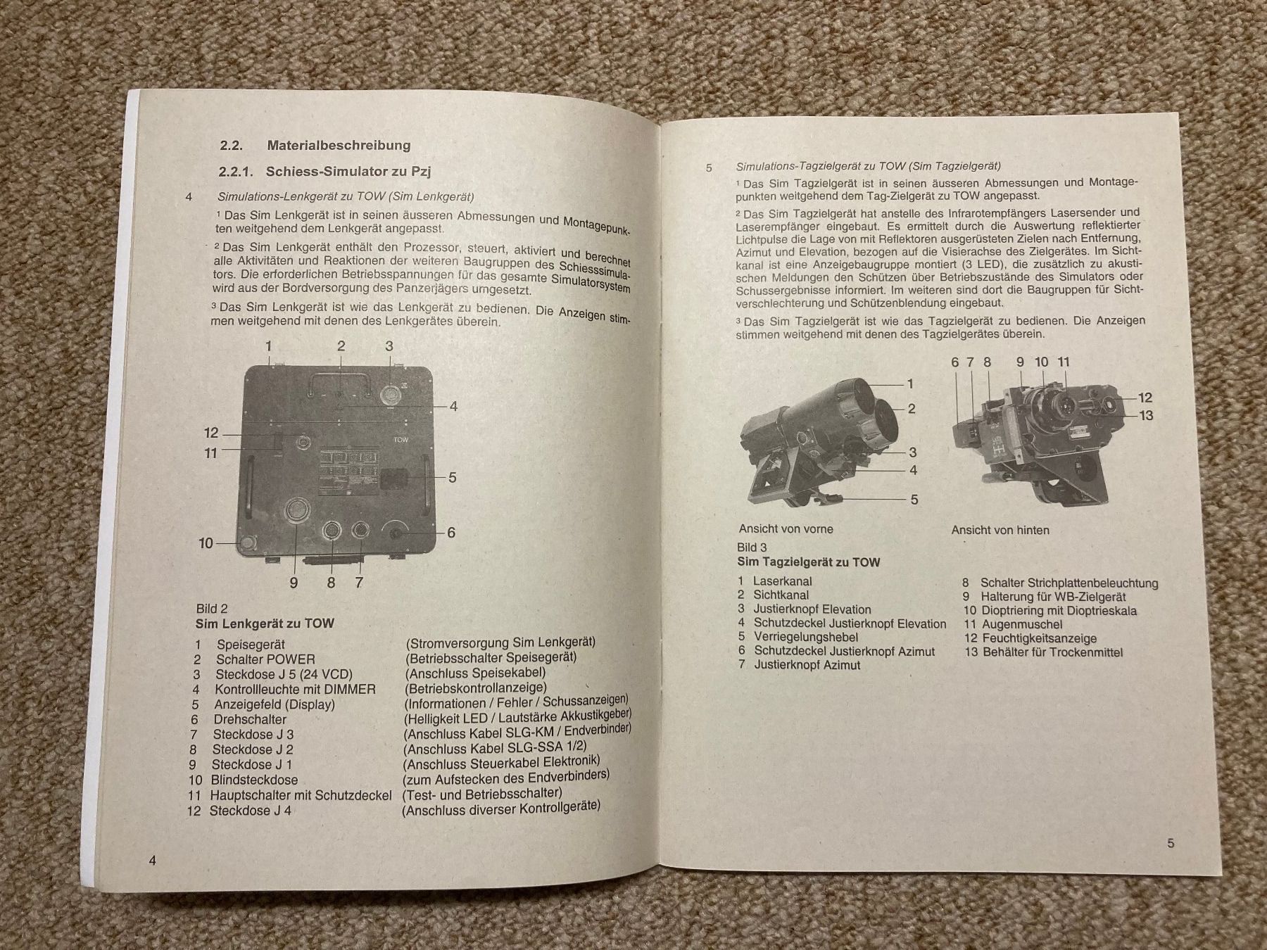 Libri: Reglement: Schiess-Simulator zu Panzerjäger - CH Armee – Usato da Brütten venduto da Hst1 3