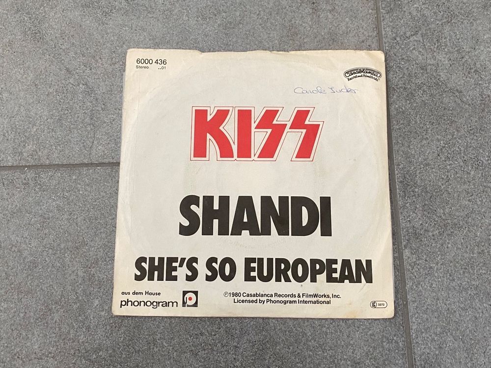 KISS Shandi Phonogram Single (Gebraucht) in für CHF 12 – mit Lieferung ...