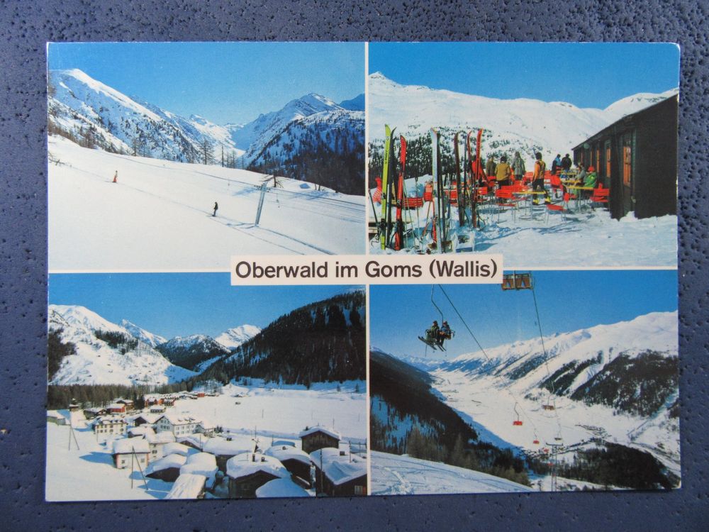 OBERWALD IM GOMS VS AK SKI-LIFT SESSELLIFT REATAURANT (Gebraucht) in ...