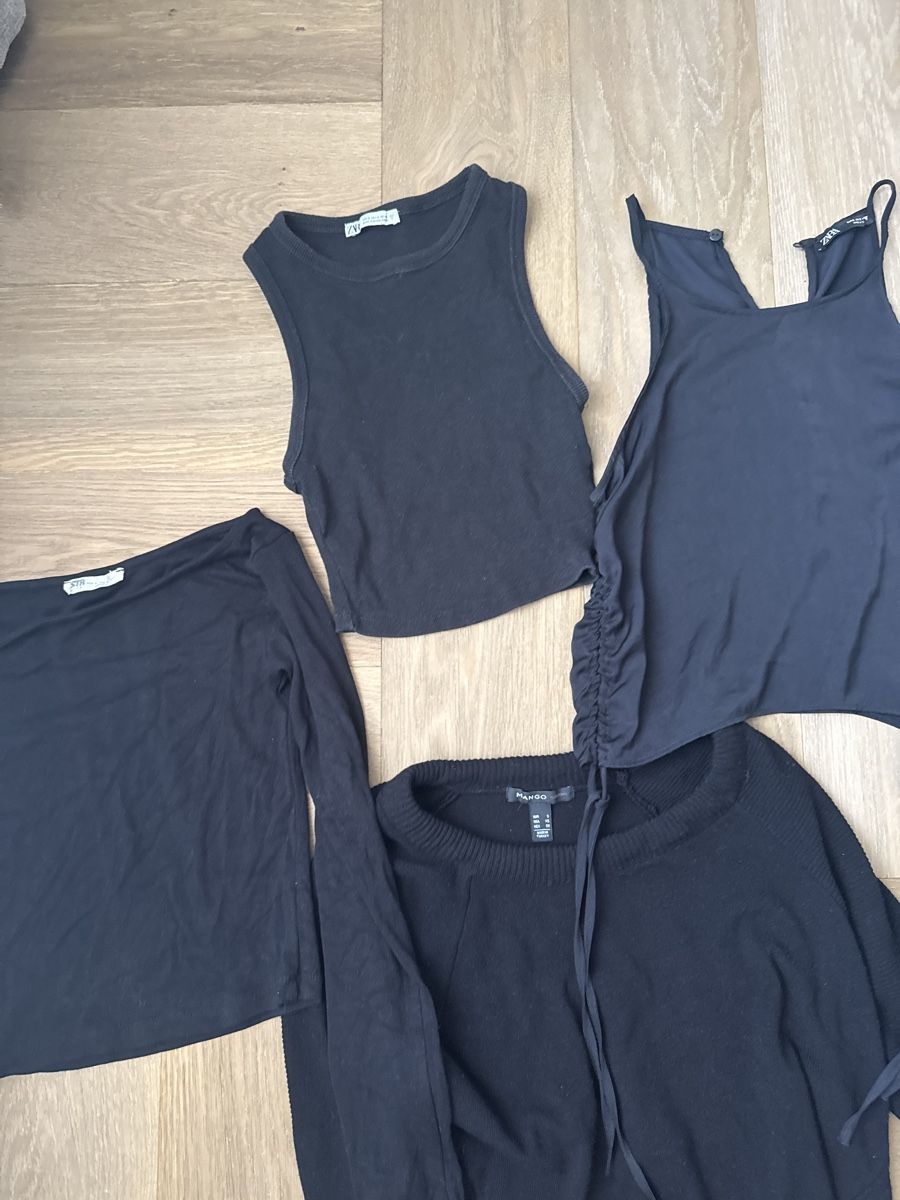 Zara Lotti di vestiti: Kleiderpaket Zara, Mango Sommertops S – Nuovo (secondo la descrizione) da Gümligen venduto da kleiderschrankbe6 1