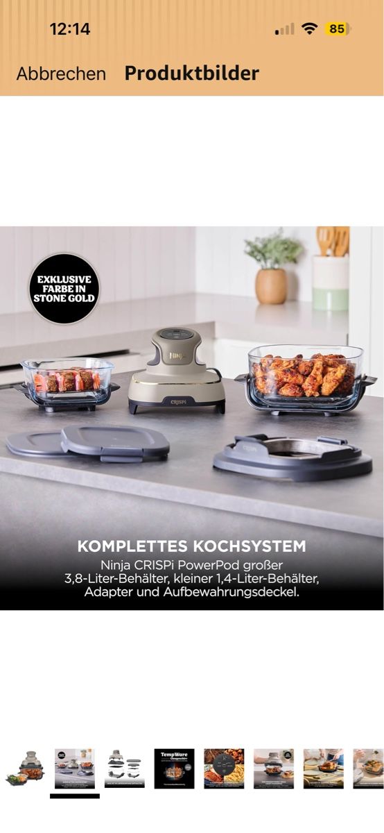 Elettrodomestici da cucina: Ninja Crispi Heissluftfritteuse Neu!  – Nuovo e nell'imballaggio originale da Horgen venduto da ahn_j7bs 1