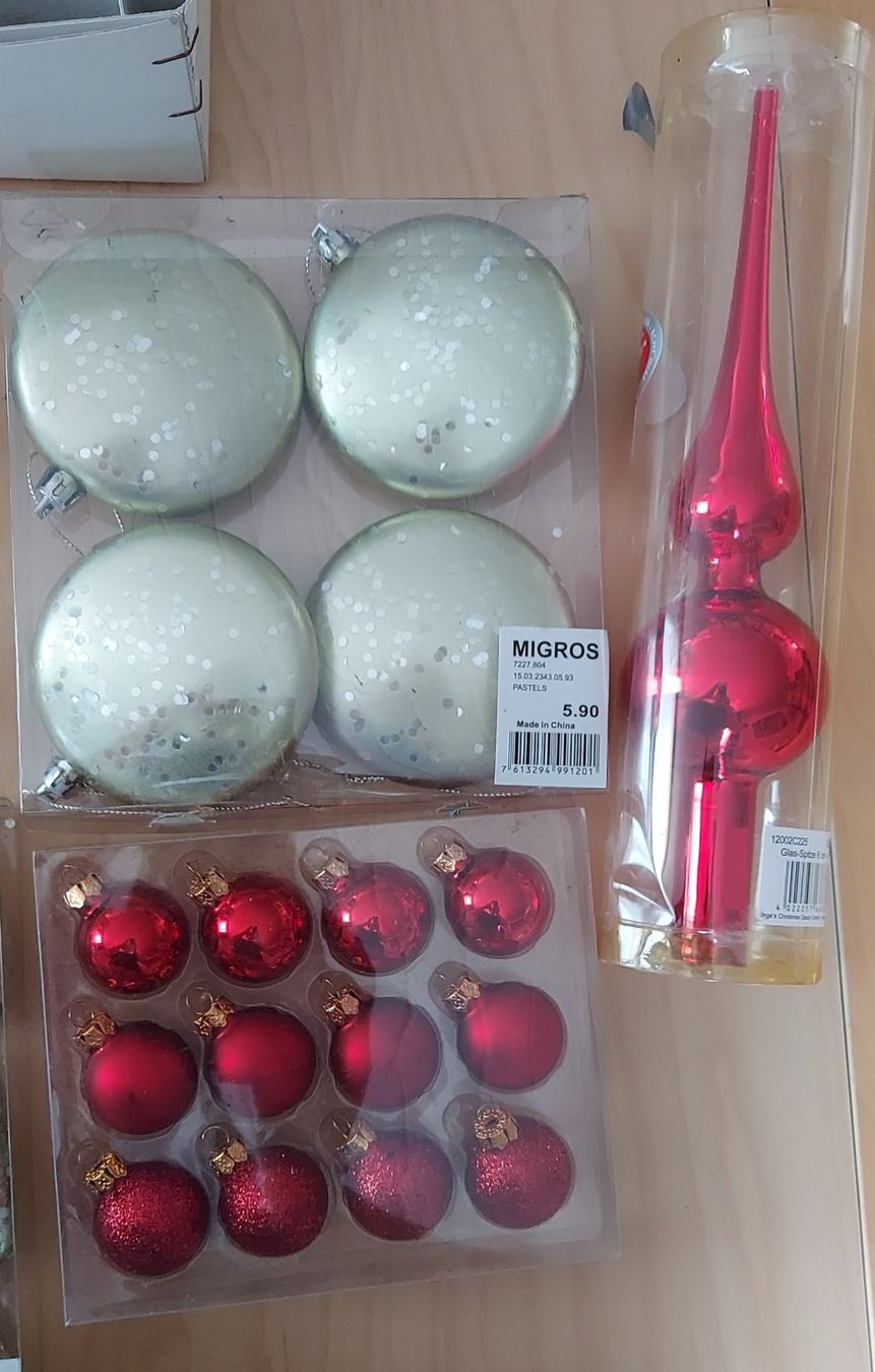 Migros Tutte le decorazioni: Weihnachtsschmuck diverse – Nuovo e nell'imballaggio originale da Läufelfingen venduto da Rubine 2