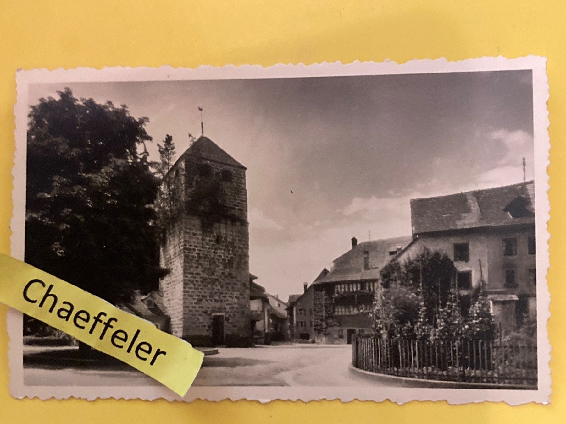 Ansichtskarten: 1938 Zofingen, Pulverturm – Gebraucht aus Zürich von Chaeffeler