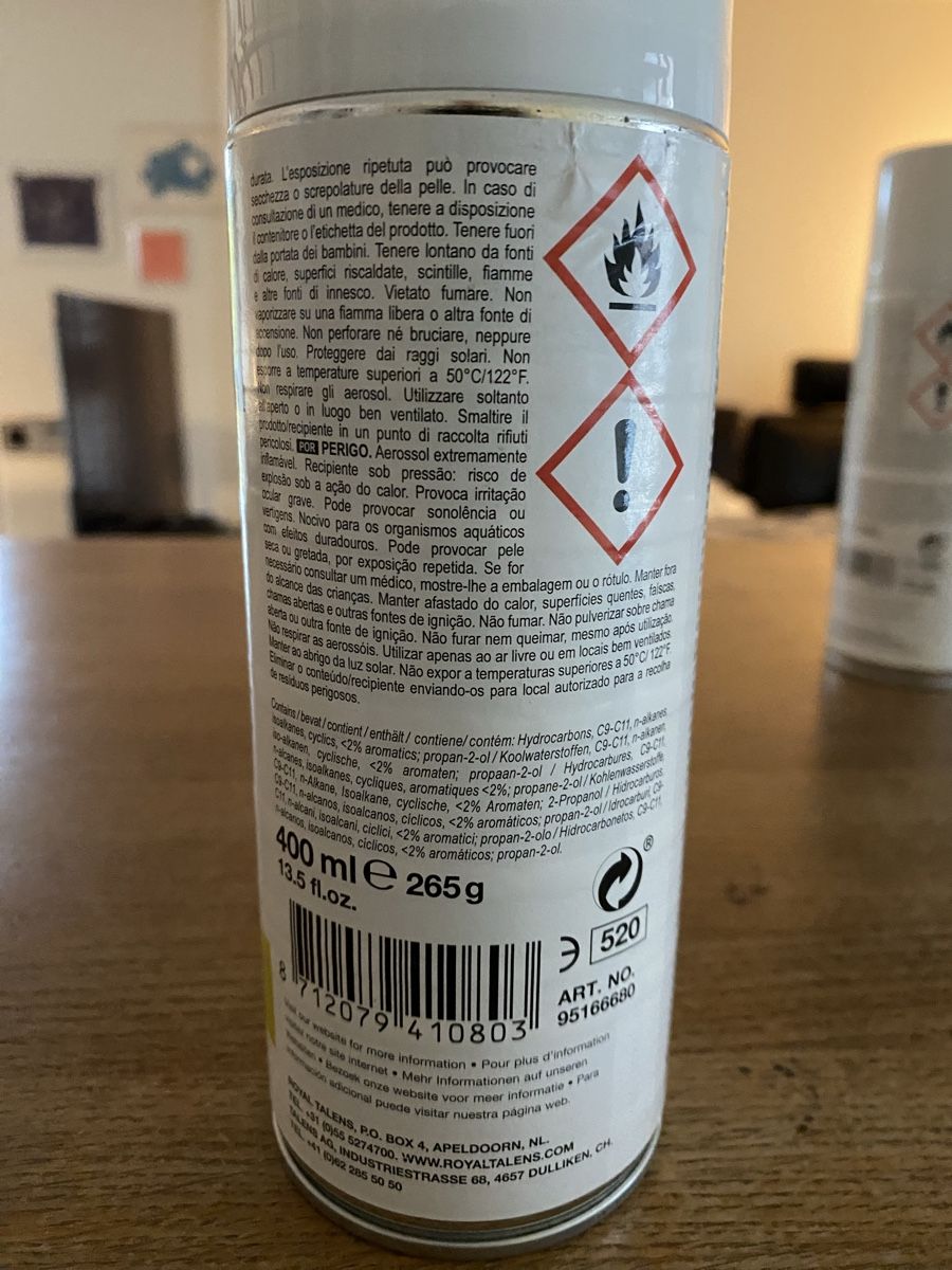 Royal Talens Farben: Sprüh Schutzlack – Neu (gemäss Beschreibung) aus Schlieren von luftibus02 2