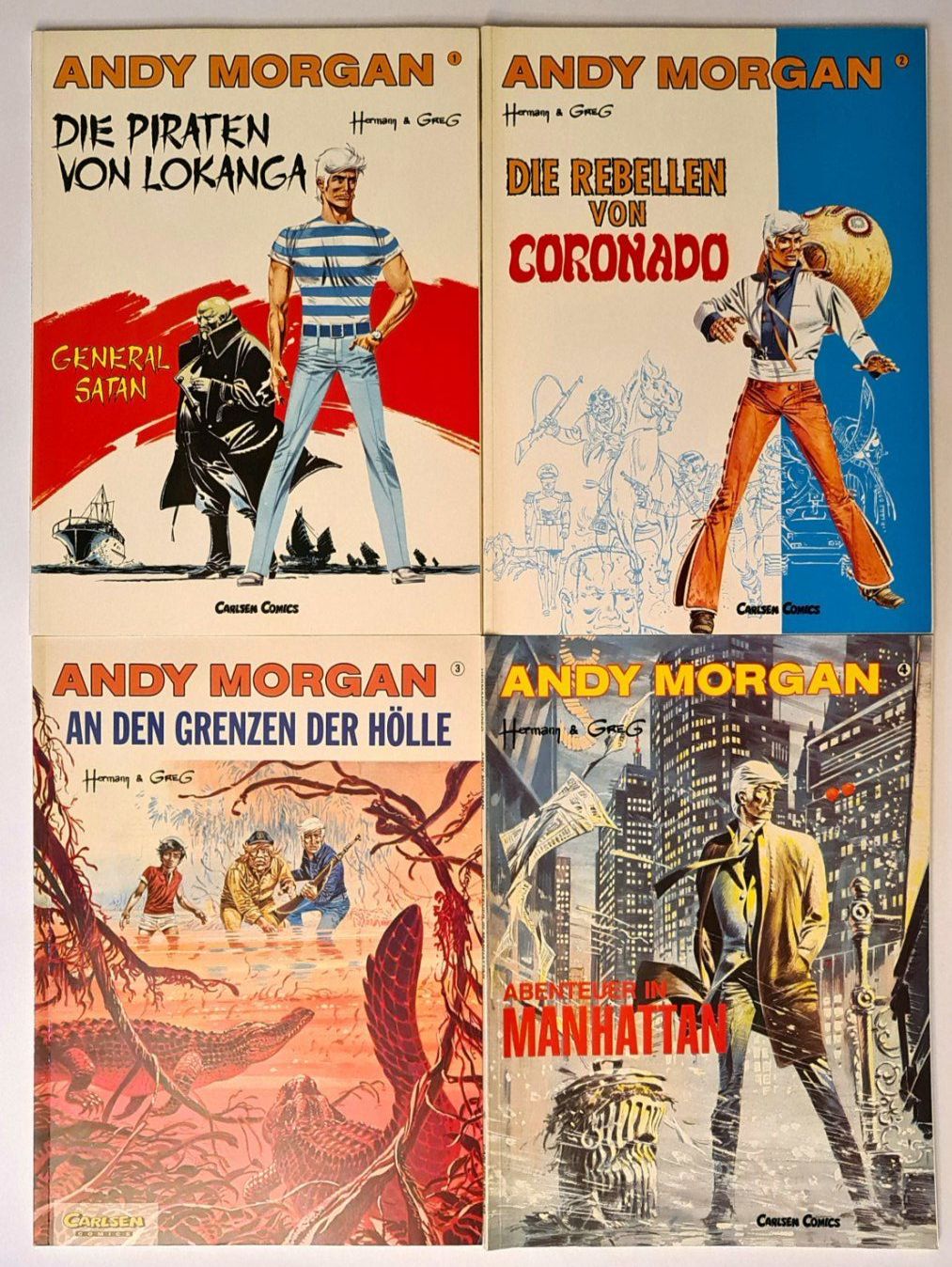 Fumetti: Andy Morgan Comic Sammlung 1-13, Carlsen Comics – Usato da Aesch BL venduto da pri_fp8t 1