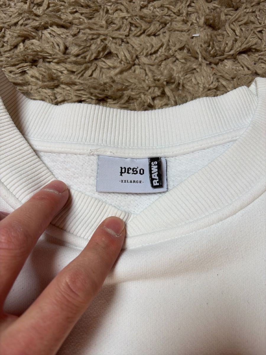 Pesoclo Pullover & Sweatshirts: Peso Raws Sweater Weiss – Gebraucht aus Visperterminen von lgresell 2