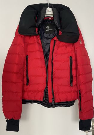 Moncler Grenoble Red Down Vonne Jacket size 1 (S)