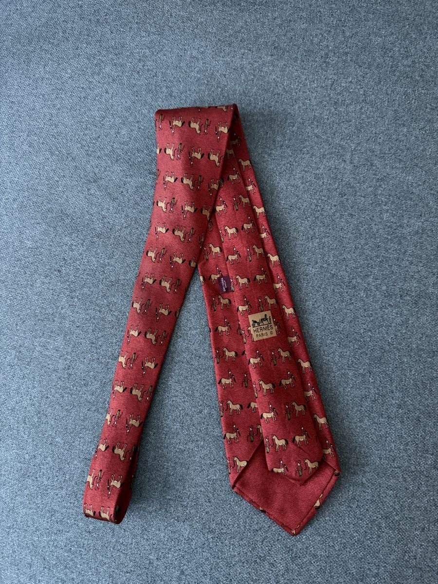 Cravatte: Cravate hermès rouge – Usato da Genève venduto da Red_dot 1