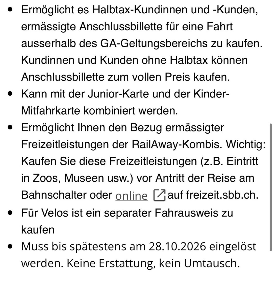 Tickets: SBB Tageskarten – Neu und originalverpackt aus Niederscherli von sim_n5bn 1