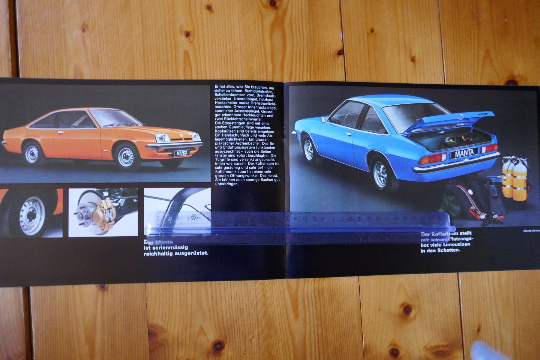 Opel Documenti: OPEL  Manta  Originalprospekt 1975 – Usato da Madiswil venduto da ML911 6