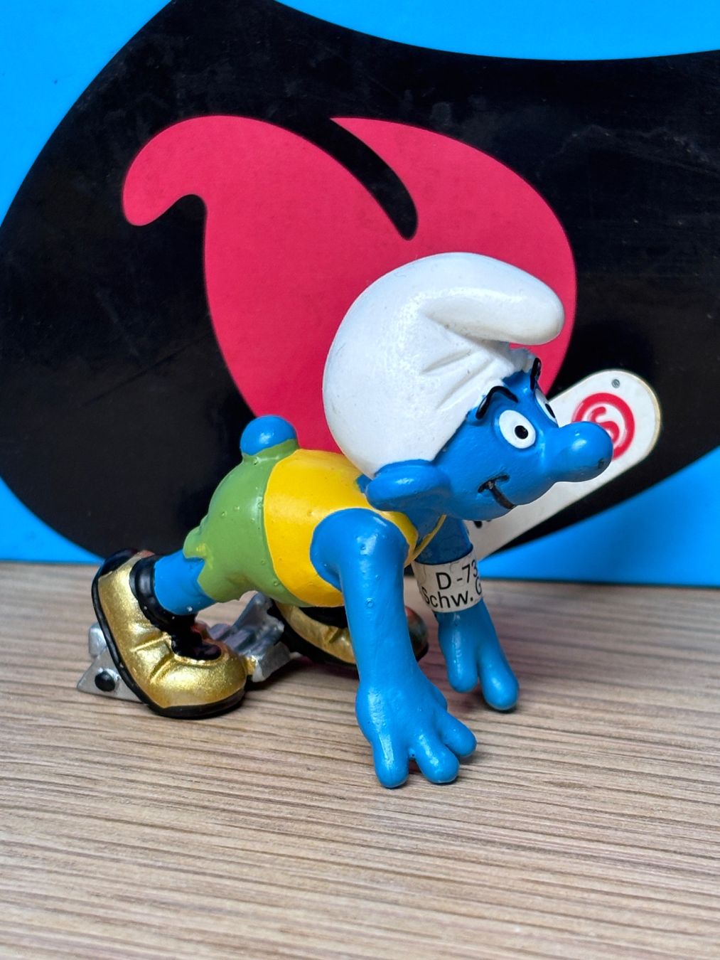 Schleich Statuette: Leichtathletik-Schlumpf – Nuovo (secondo la descrizione) da Lyss venduto da Duckszone