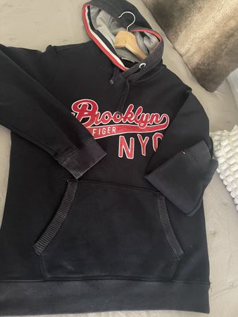 Kapuzenpullover Hilfiger Denim Brooklyn schwarz Grösse M