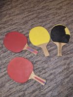 Tischtennisschläger Set 4 Stück gebrauchter Zustand