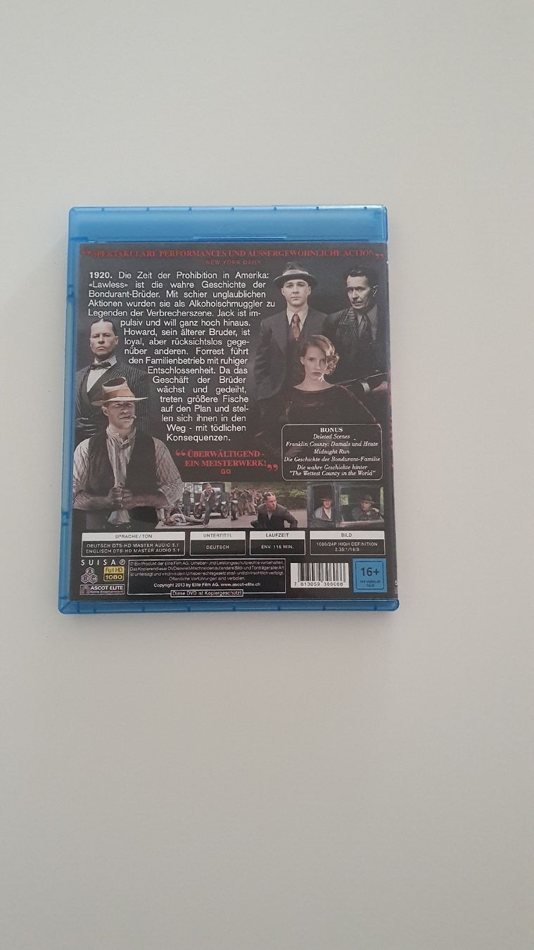 Tous les DVDs: Lawless – D'occasion à Rupperswil par lenzburg02 1