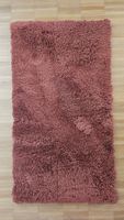Becoqx Hochflor-Teppich 60 × 110 cm – Dusty Rose/Rot – Neu