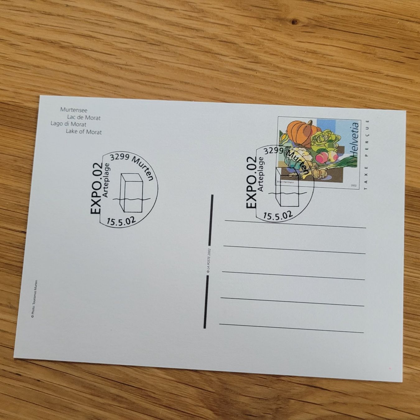 Cartes postales: GS Karte Murten 2002 – D'occasion à Biel/Bienne par Destockweb