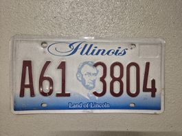 US-Kontrollschild Illinois