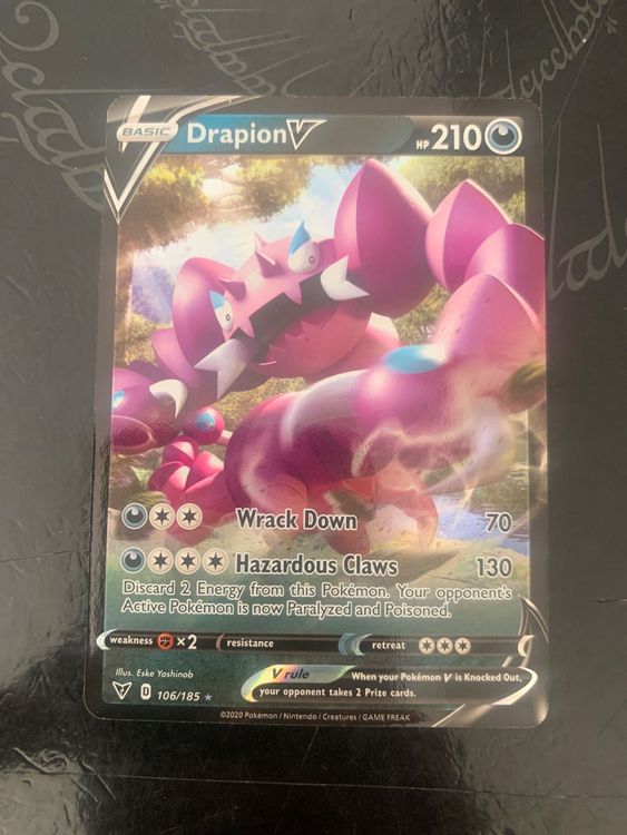Drapion v 106/185 carte Pokémon Kaufen auf Ricardo