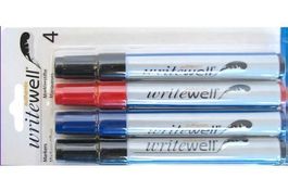 Permanent-Marker  2 x 4er Pack, 3 Farben