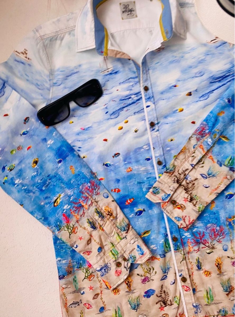Camicie: RICH FRIDAY Hemd Gr.L/M NP 279 Fr – Usato da Affoltern am Albis venduto da Elenaki67 4