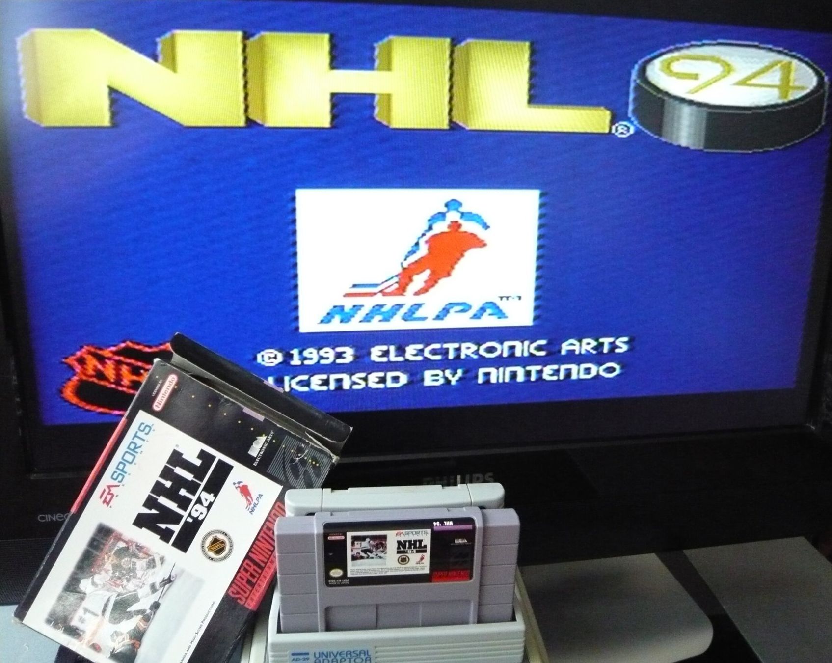 Nintendo Giochi: SNES: NHL 94, Boite & Notice – Usato da Onex venduto da Jaguar1986 1