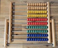 Holz Abakus Rechenhilfe, ideal für Schulkinder Zählrahmen