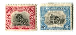 Briefmarken "Weltpostverein". Guatemala 1902