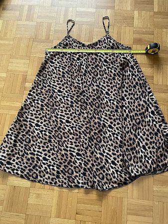 Sommerkleid mit Leopardenmuster One Size